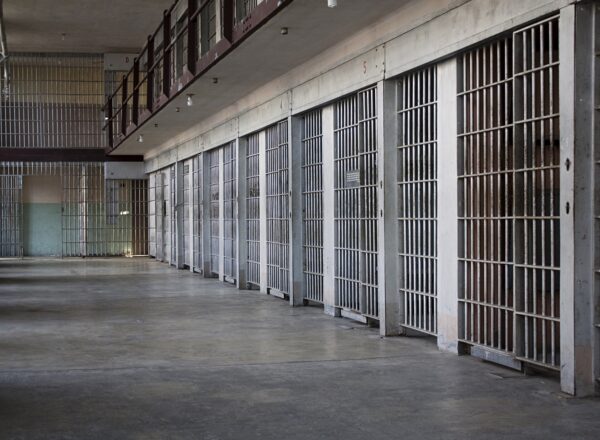 Cellen met gesloten deuren in een Amerikaanse gevangenis